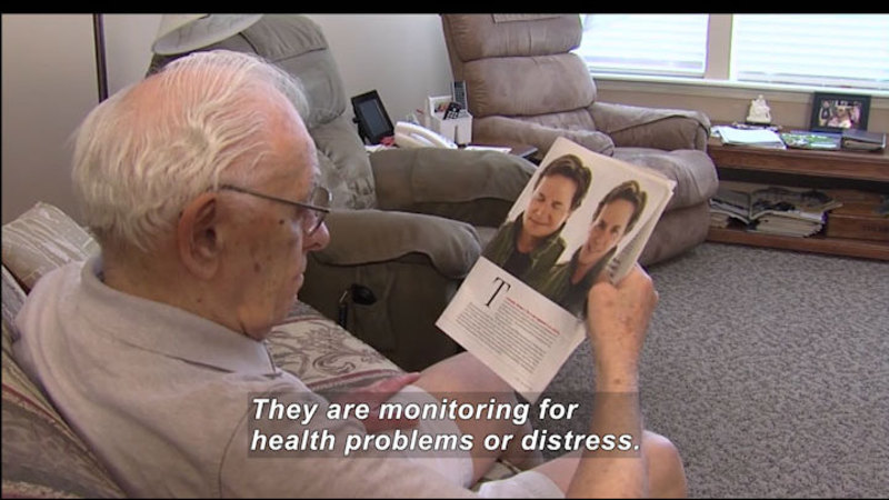 Still image from Science Nation: Home Sensors Enable Seniors to Live Independently