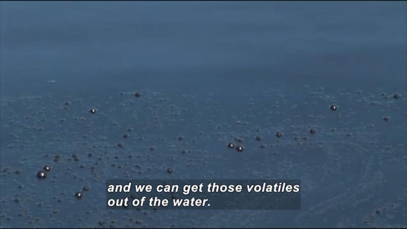 Still image from Science Nation: Osorb--Absorbent Nanomaterial Cleans Up Toxic Water