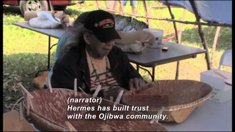 Still image from Science Nation: New Home Movies Resurrect Endangered American Indian Language