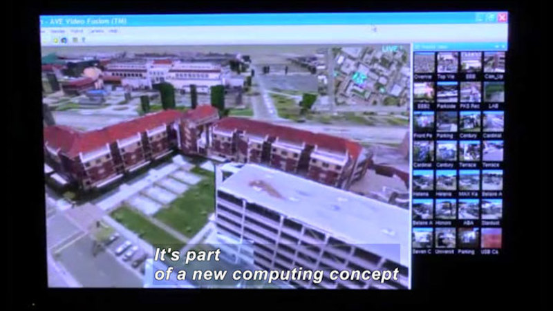 Still image from Science Nation: Geo-Immersion Makes Maps Come Alive