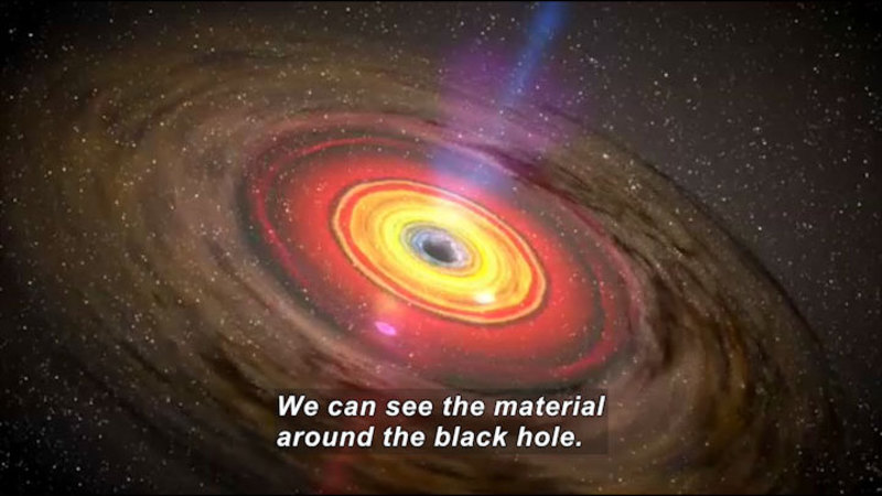 Still image from Science Nation: Black Holes