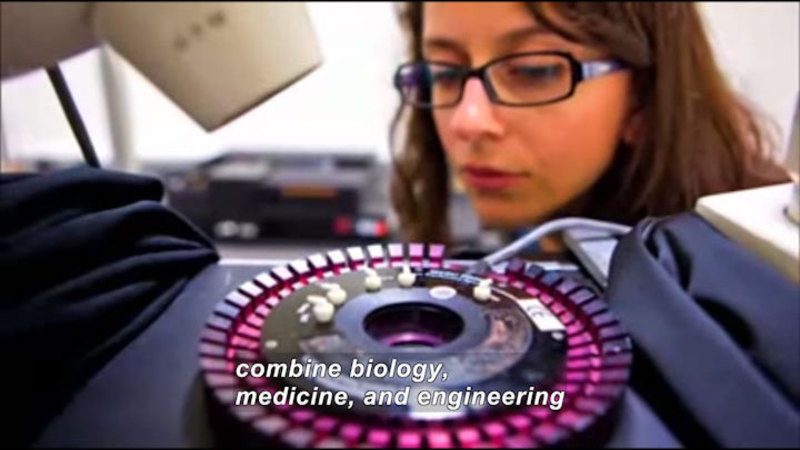 Still image from Profiles Of Scientists And Engineers: Biomedical Engineer