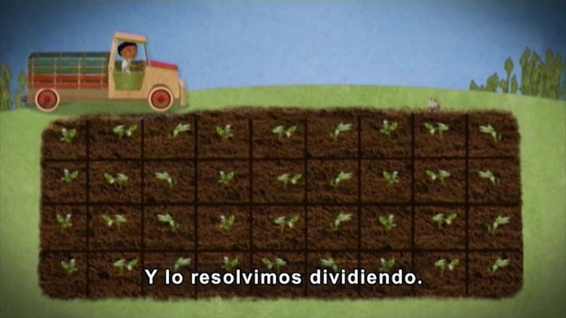 Still image from Through More Adventures: Working On The Vegetable Garden (Spanish)