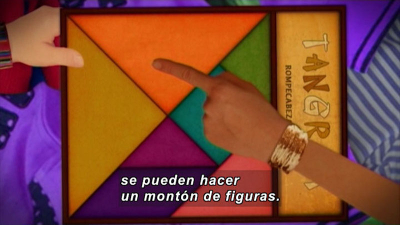 Still image from Through More Adventures: Chinese Puzzle (Spanish)