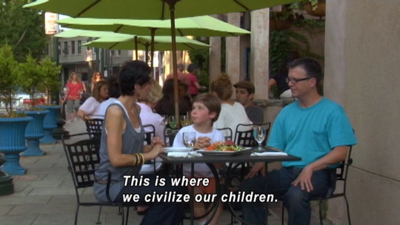 Still image from Michael Pollan: Eating Together