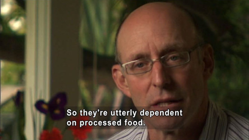 Still image from Michael Pollan: School Lunch