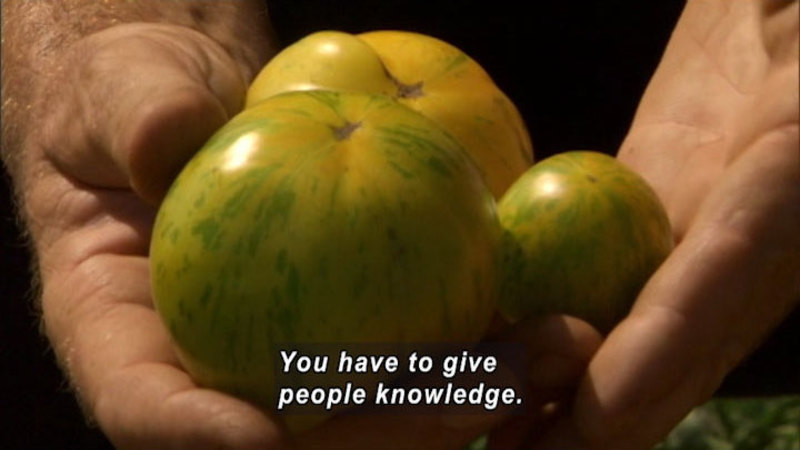 Still image from Michael Pollan: Second Barcode