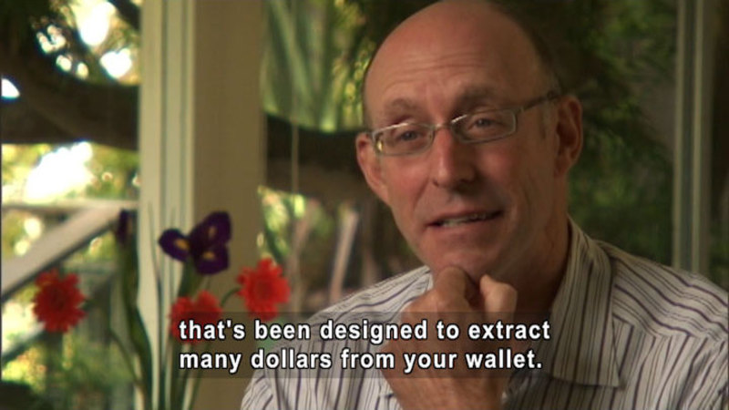 Still image from Michael Pollan: Supermarket Secrets