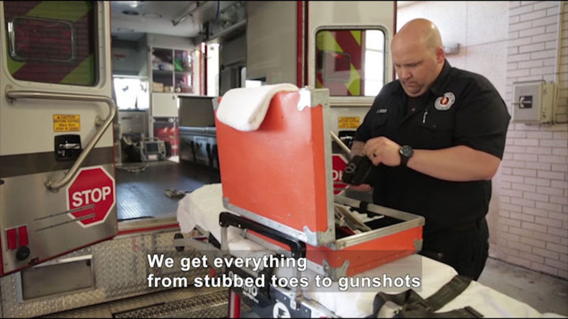 Still image from Career Connections: Paramedic