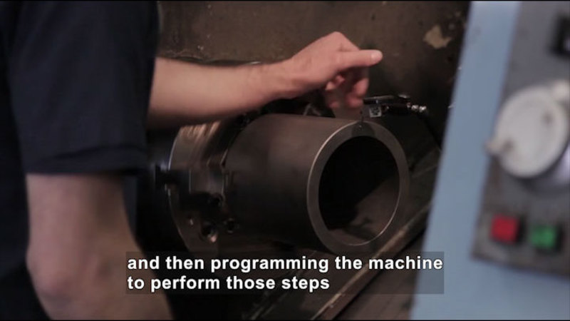 Still image from Career Connections: CNC Die Shop Machinist