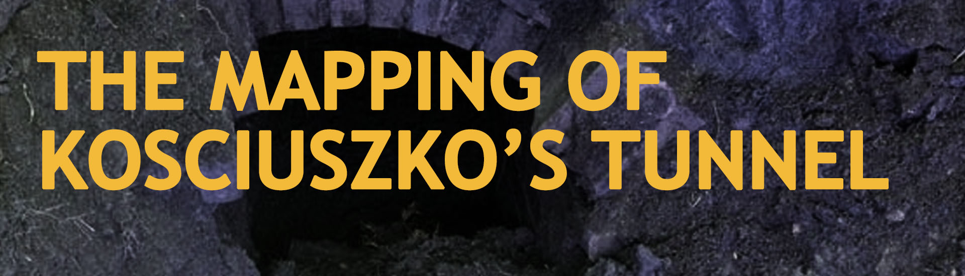 Carolina Stories: Mapping of Kosciuszko's Tunnel