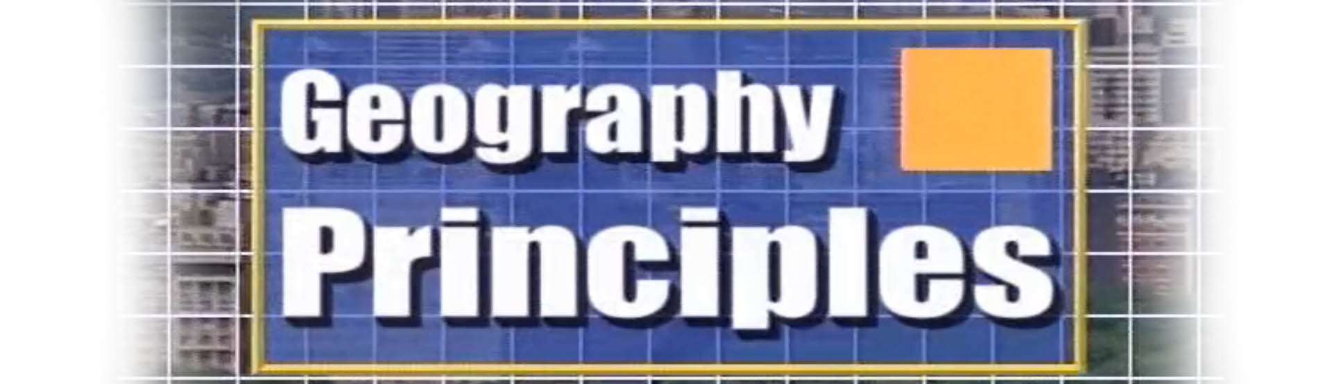 Geography Principles