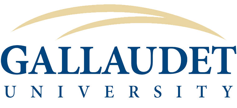 Logo for Gallaudet University